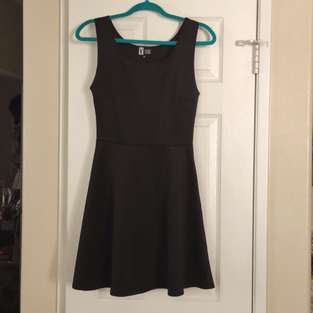 Black skater dress